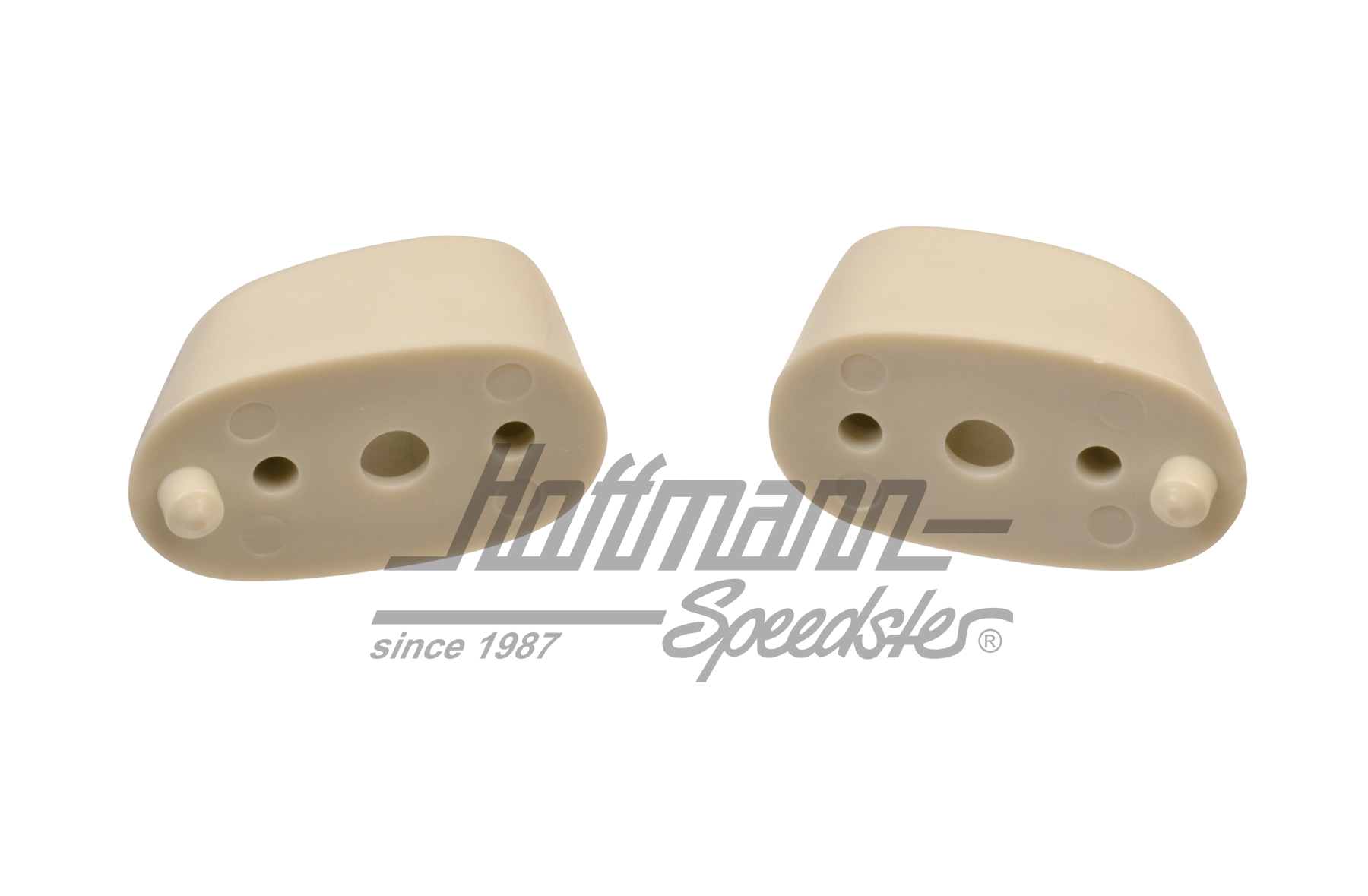 Clip pare-soleil, 64-67/67-79, blanc ivoire                                                         