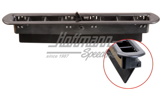 Buse d'air, gauche/droite, 8.70-, tabl. de bord métal | 113 819 719 B | 020-1864-08