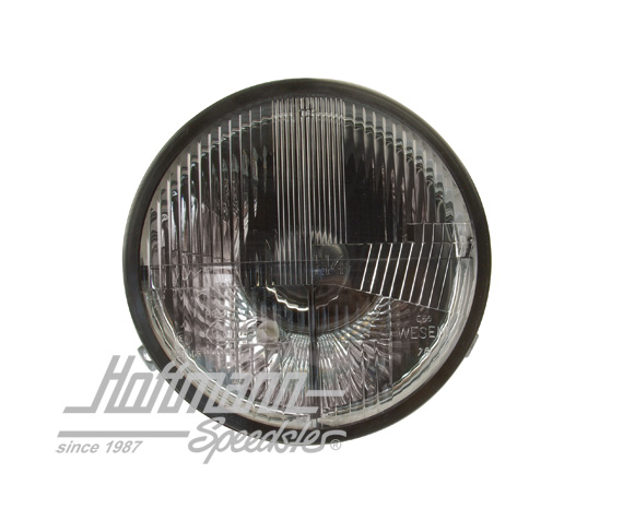 Bloc-optique de phare H4, sans cadre, noir                                                          