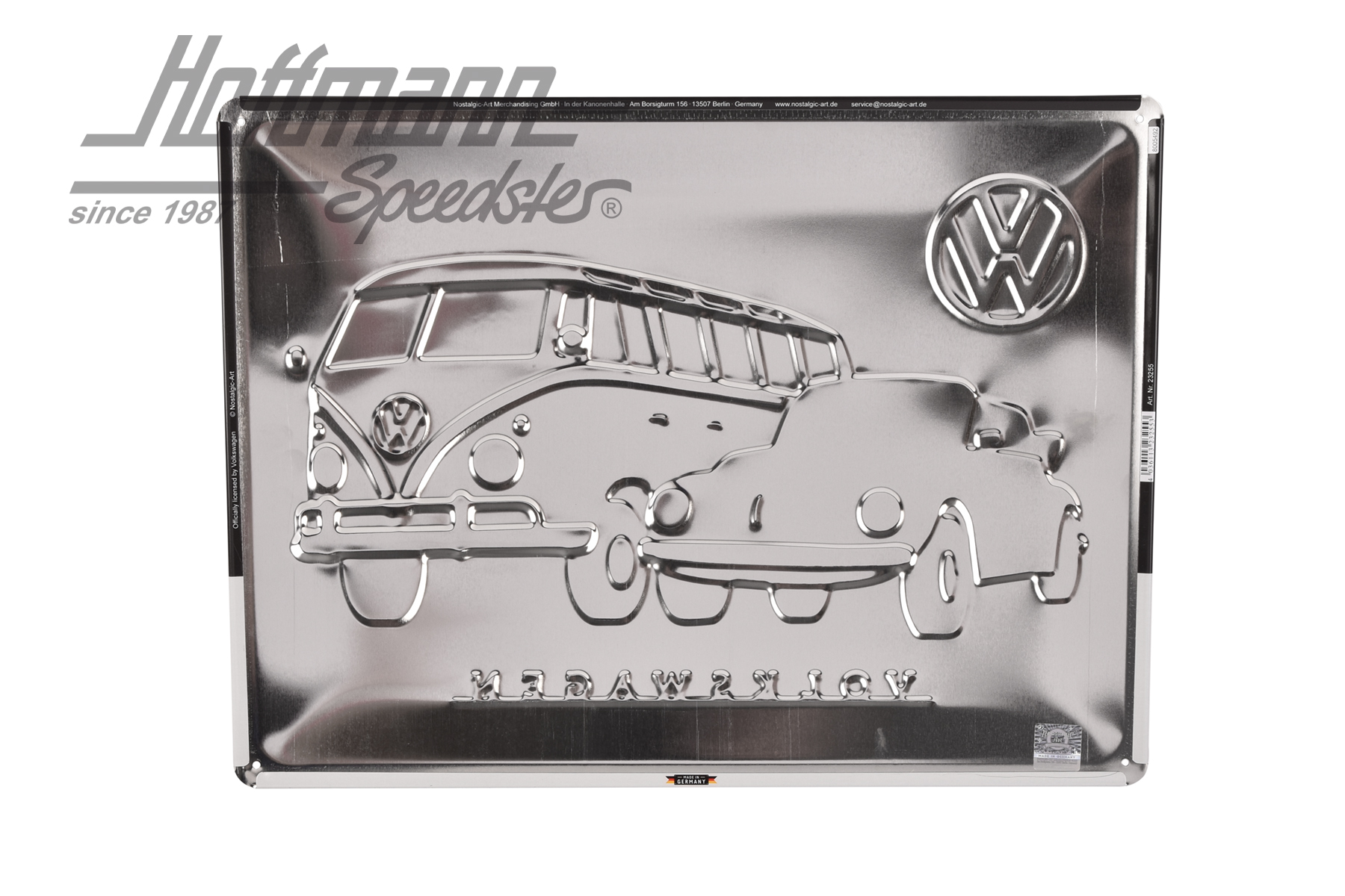 Plaque en tôle, 300x400mm, VW MEET THE ....                                                         
