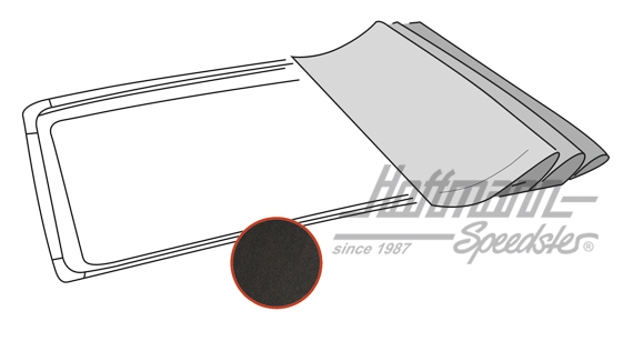 
Housse de toit pliant, Golf 2, Sonnenland, noire | --------- | 208-5582-10