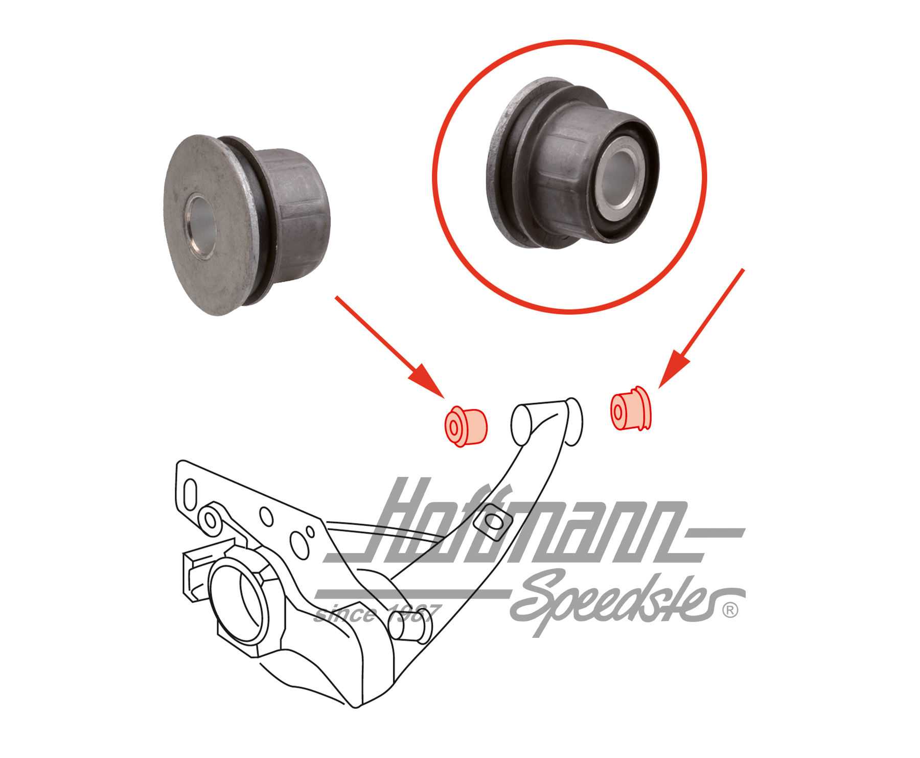 Palier, bras oblique, arrière, 911 | 901 331 059 00 | 521-5810