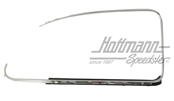 Tour de vitre extérieur, complet, argenté, gauche, .64-, Allemagne | 113 853 321 D | 020-5225