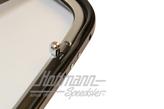 Déflecteur, complet, Bus T2, chromé, droite                                                         