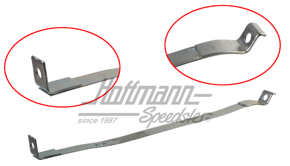 Bande de serrage de dynamo, argent chromé | 113 903 141 B silber | 010-1409-07