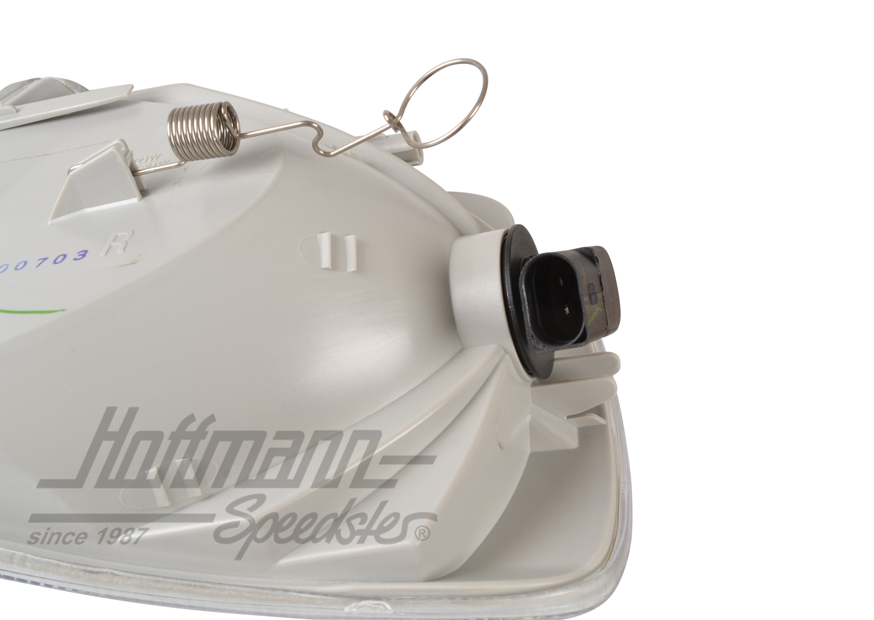 Clignotant, avant, blanc, droite (long)                                                             