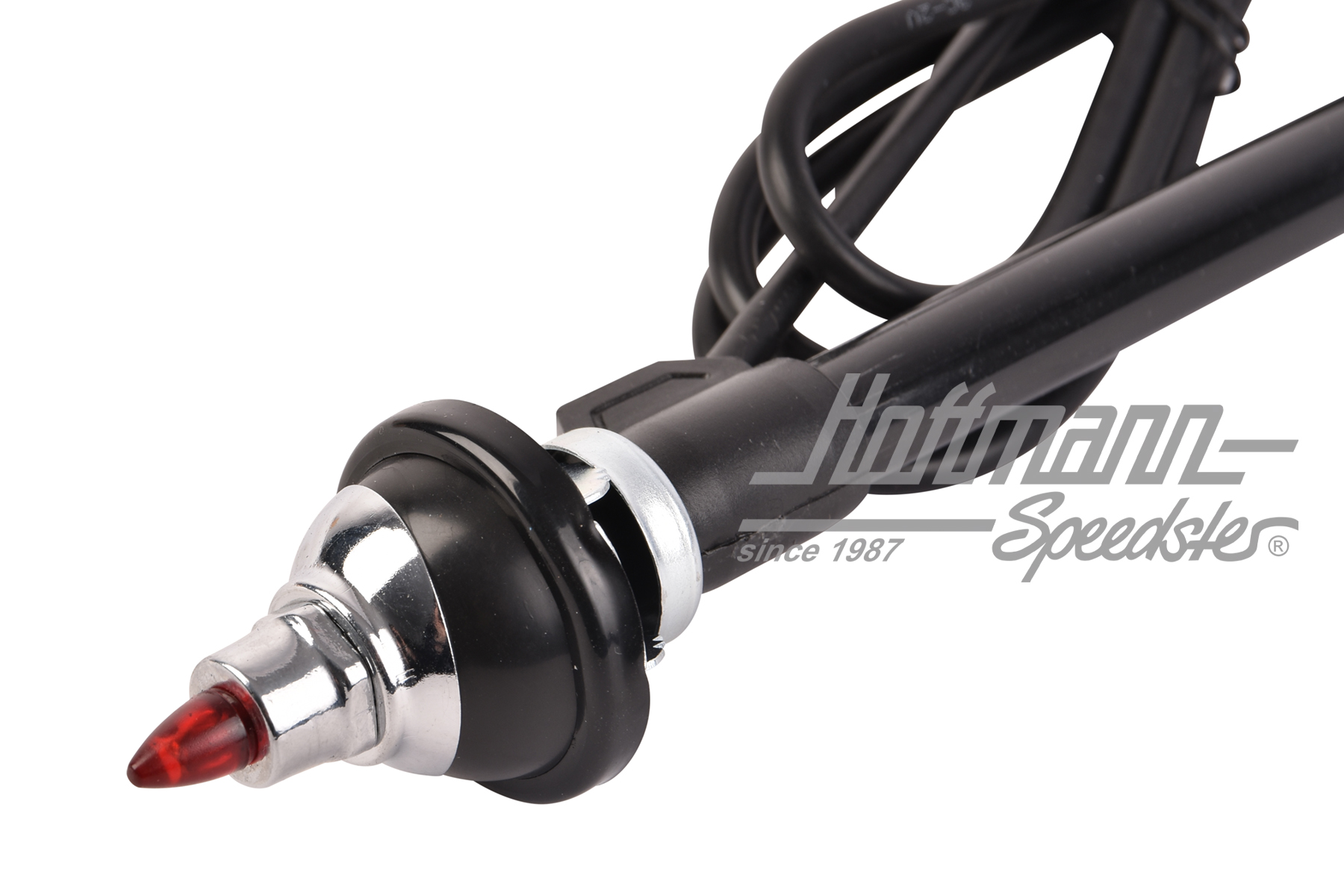 Antenne, style Hirschmann, embout rouge                                                             