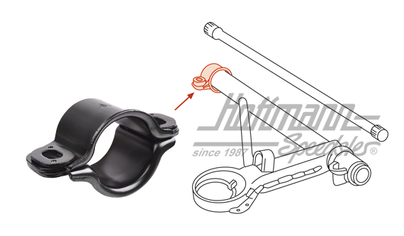 Cadre support, bras triangulaire, avant, extérieur, 911/914                                         