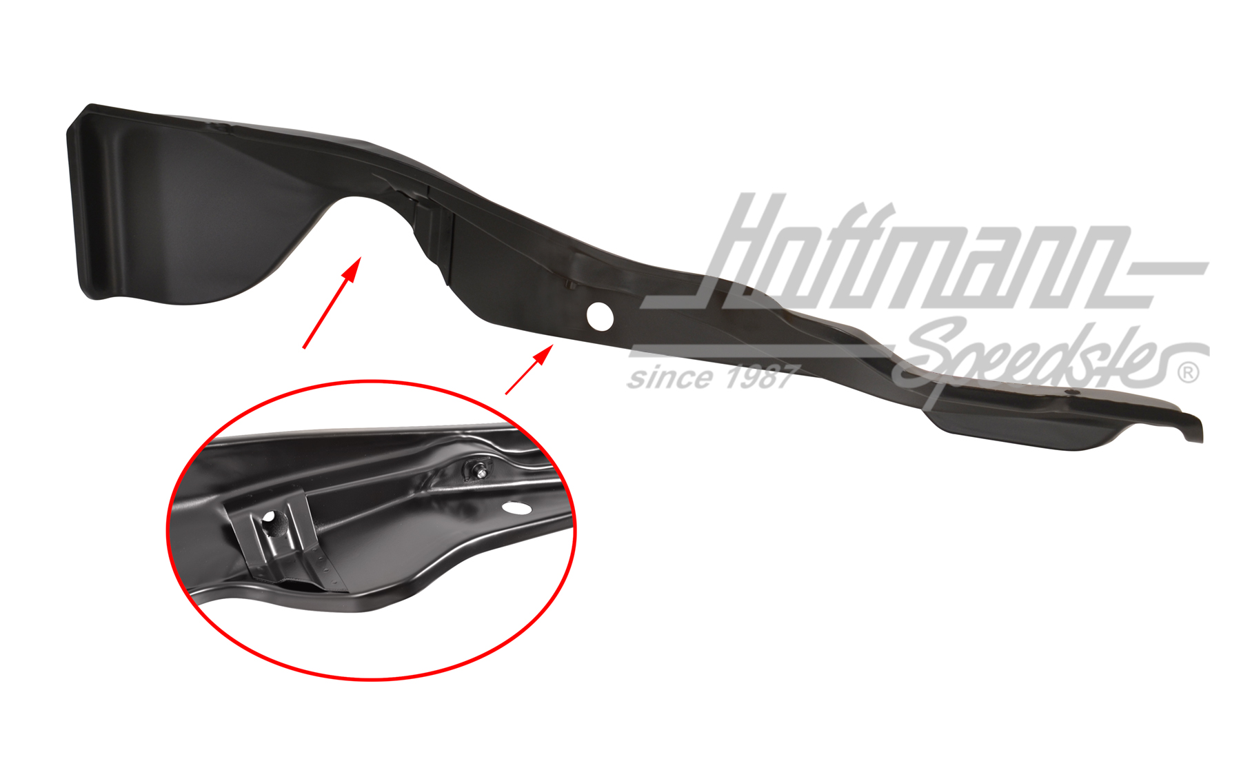 Porteur, support de réservoir d'essence, 65-68- droite                                              