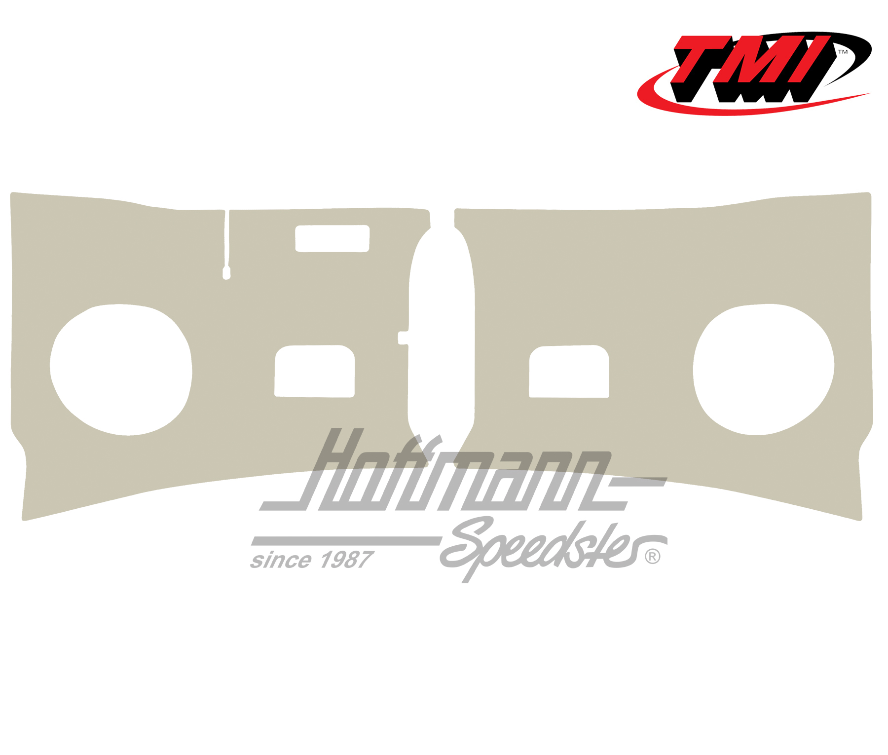 Garnitures de panneau avant, 62-67, blanc cassé | 10-2111-15 | 098-0564-04