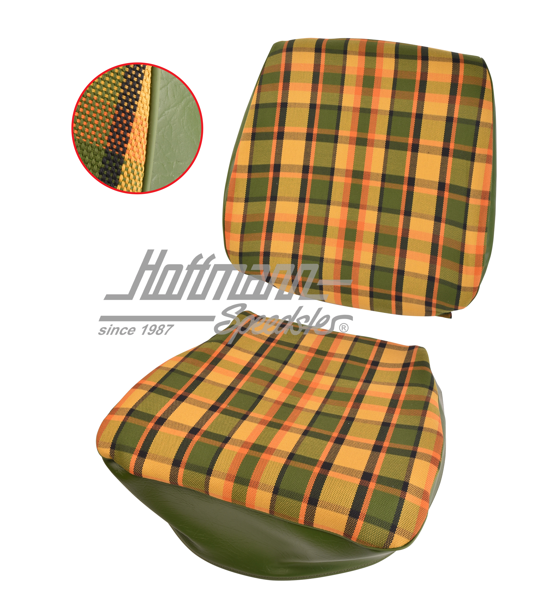 Housse de siège, Westfalia, jaune/orange/vert, 74-79 |  | 098-1275-59