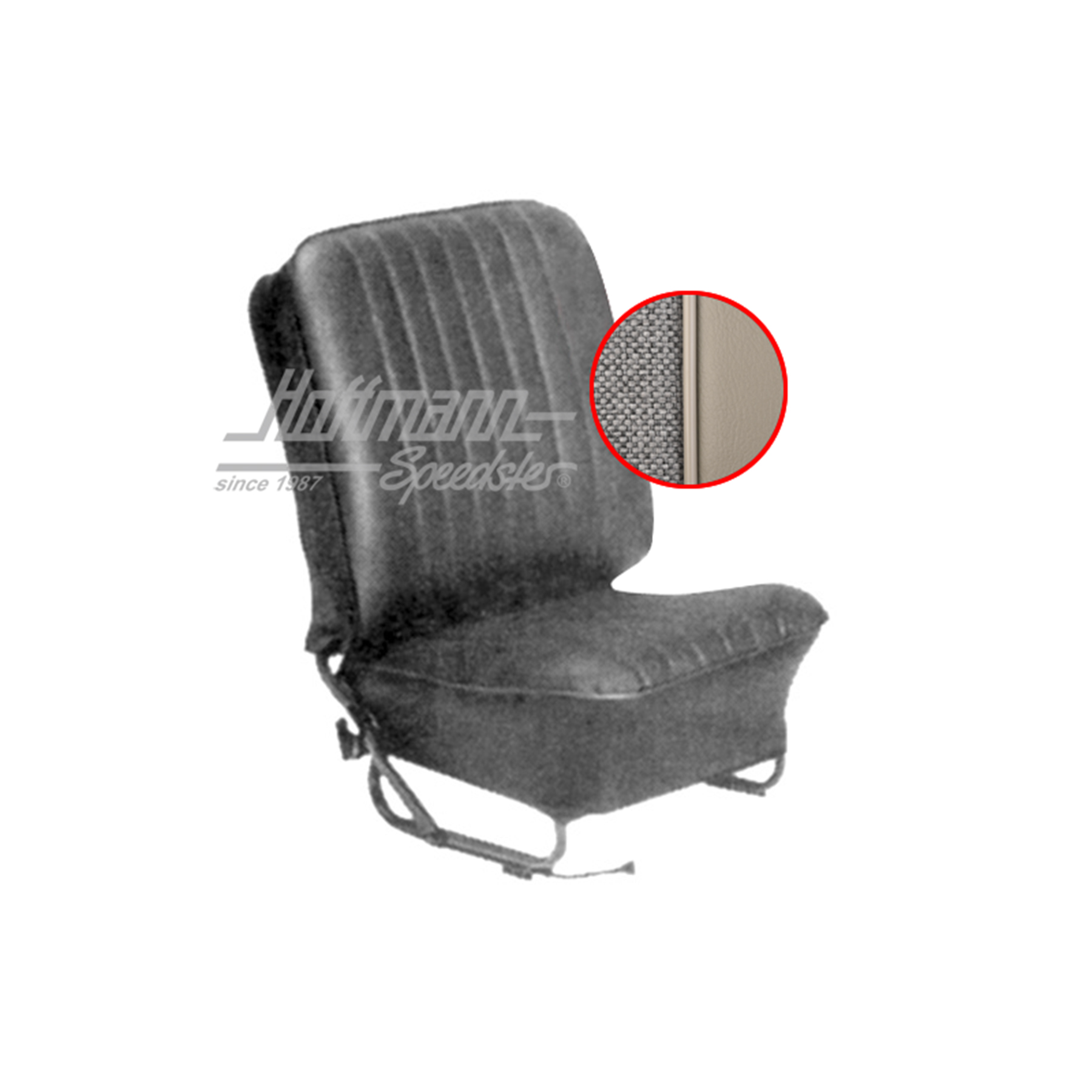 Housses de sièges, Berl., 8.57-7.64, Tweed, gris clair | 43-1123-16-72 | 055-5650-33