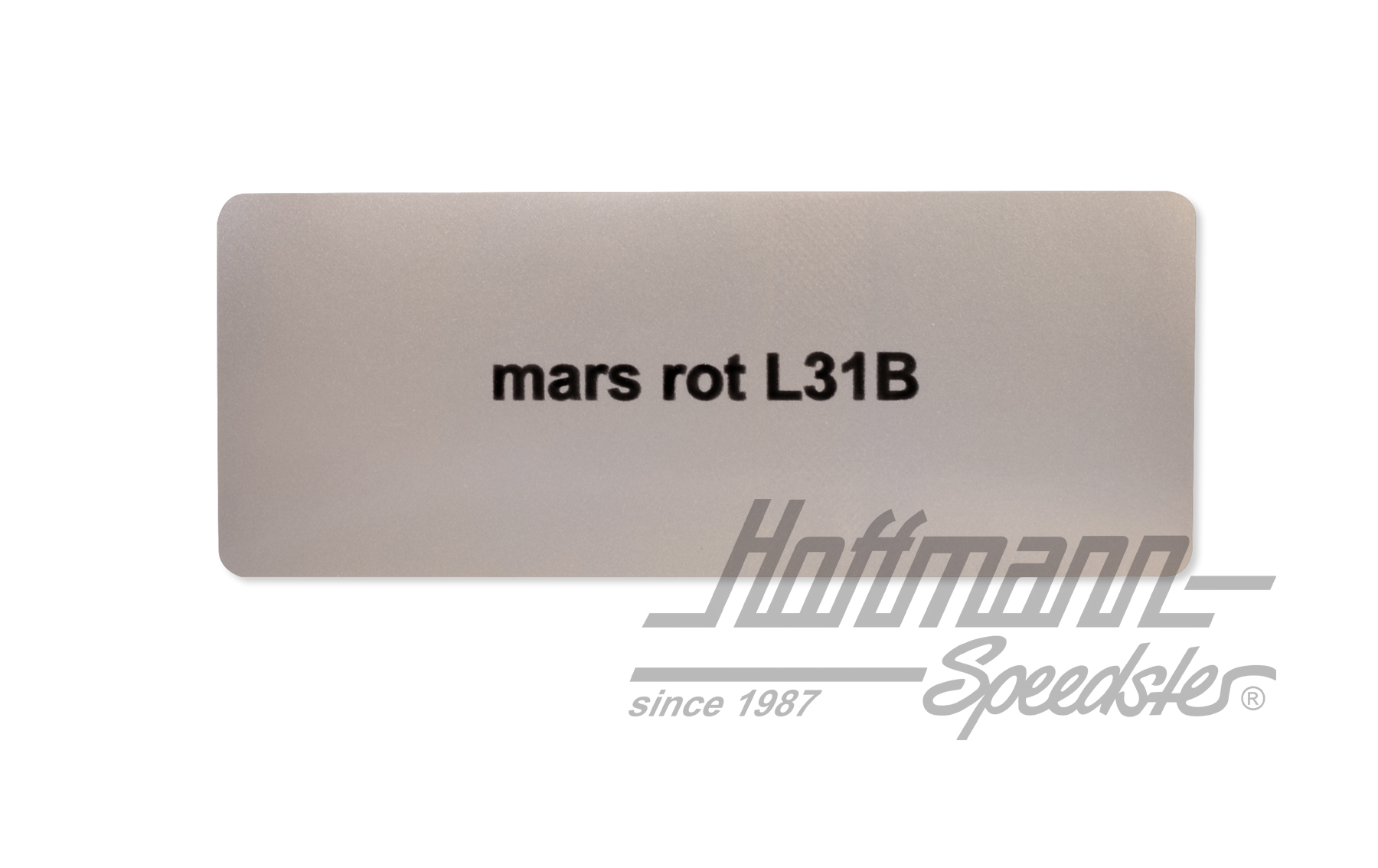 Autocollant, numéro de couleur L31B, rouge mars | L31B | 021-0180-08