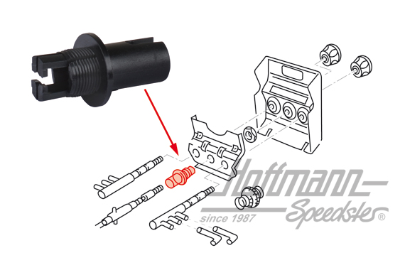 Cadre support, câble de blocage de différentiel | 251 711 850 | 315-1000-10