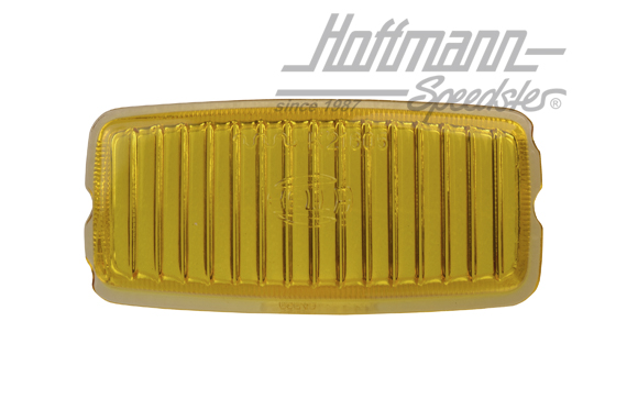 Verre de réchange, phare de recul, jaune                                                            