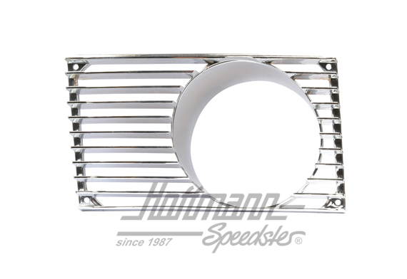 Grille, phare antibrouillard, chromé, gauche                                                        