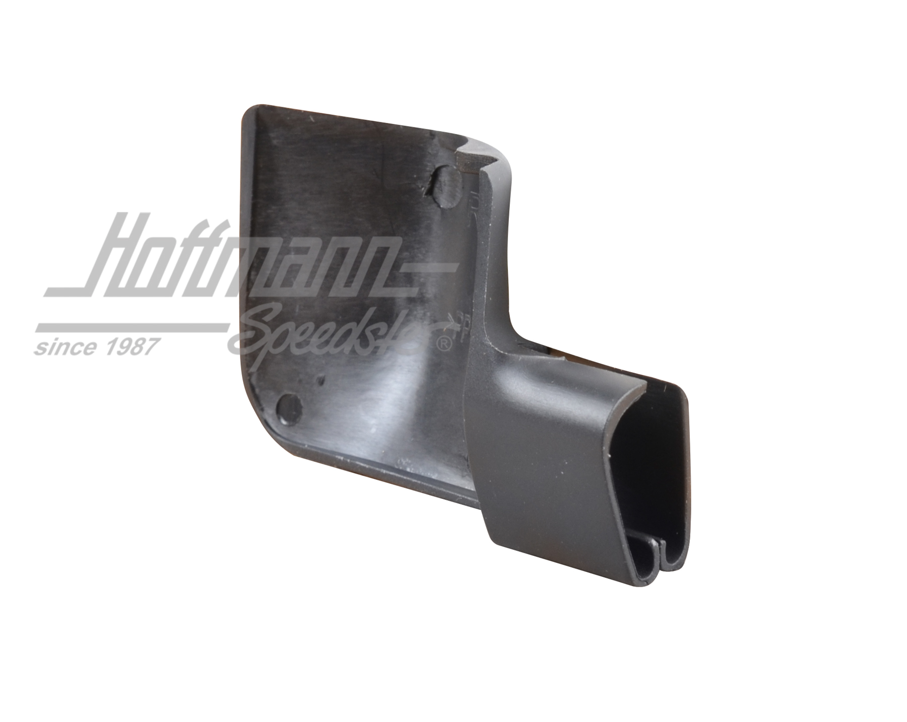 Cache, bourrelet, porte coulissante, droite, noir                                                   