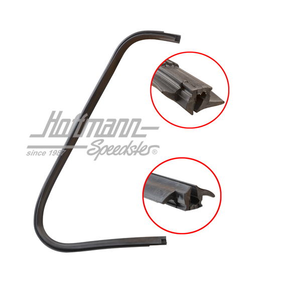 Joint de déflecteur, fixe, droite | 211 837 626 A | 090-6164-02