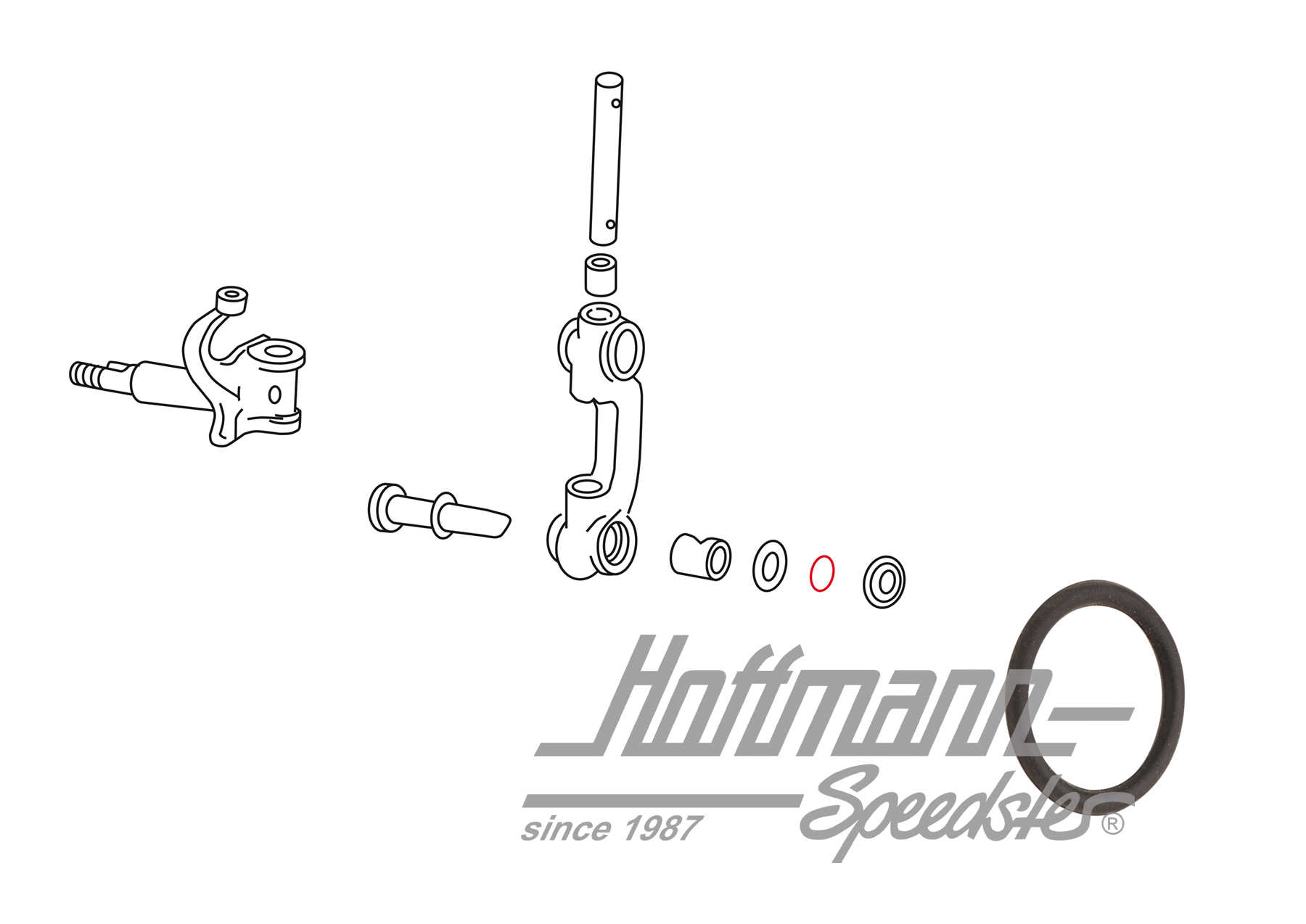 Joint annulaire, pivots, -7.65 | 111 405 517 | 020-2498-16