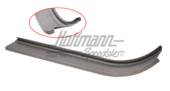 Tôle de réparation, porte, en bas, intérieure, 8.67-7.79. droite | 211 831 106 D | 096-0034-02