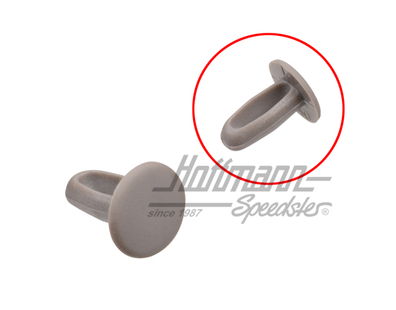 Clip, révêtement en haut, Bus T2, gris | 211 843 487  M60 | 097-1038-32