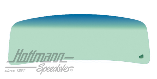 Pare-brise, Cabriolet, 8.64-, vert/coin bleu | 151 845 101 FGB | 020-6006-10