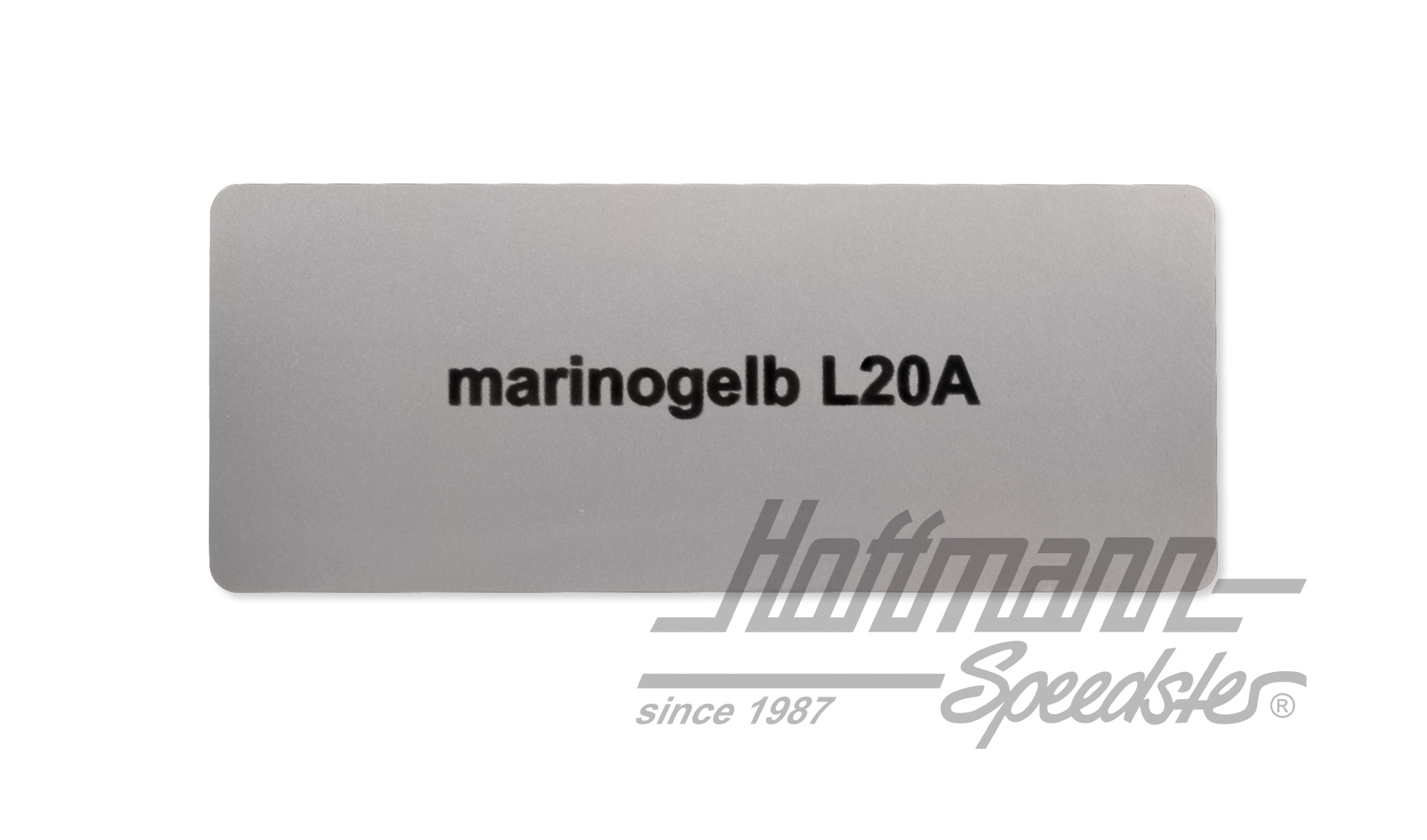 Autocollant, numéro de couleur L20A, jaune marino | L20A | 021-0180-05