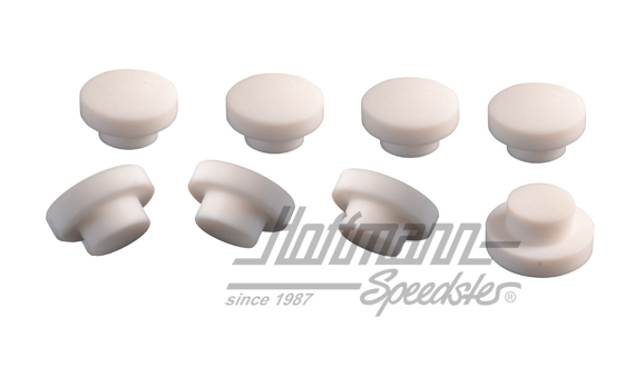 Jeu de butoirs teflon pour axe piston, 87/88mm, AA | --- --- --- | 020-0282-10