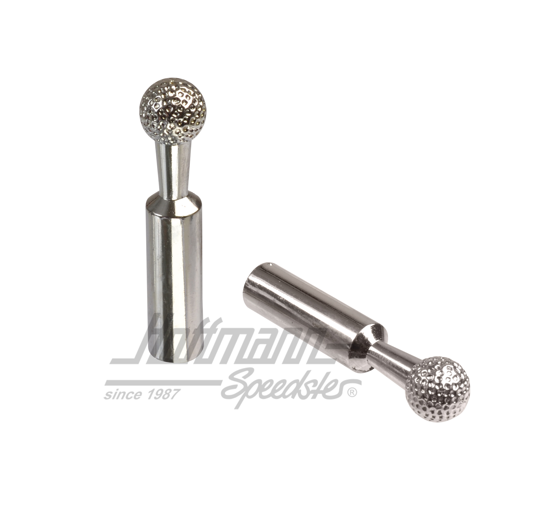 Boutons verrouillage, balle de Golf, chromés |  | 200-5230