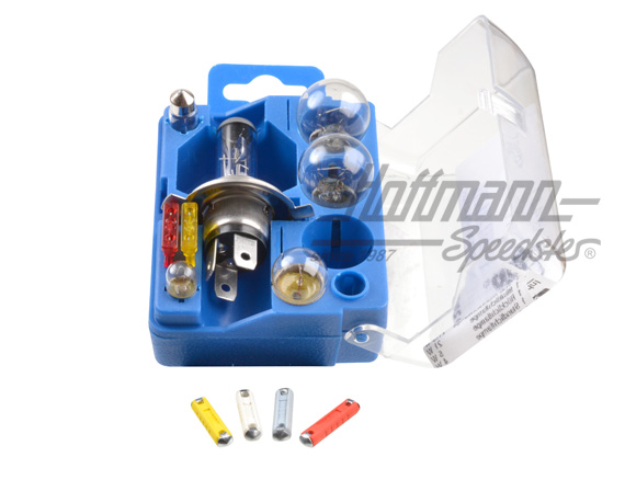 Boîte à ampoules détachées, 12V, avec ampoules halogène H4 | 502 200 0 | 020-4411