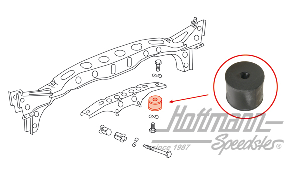 Palier de boîte de vitesses, en haut, Bus T2, 8.71-7.79                                             