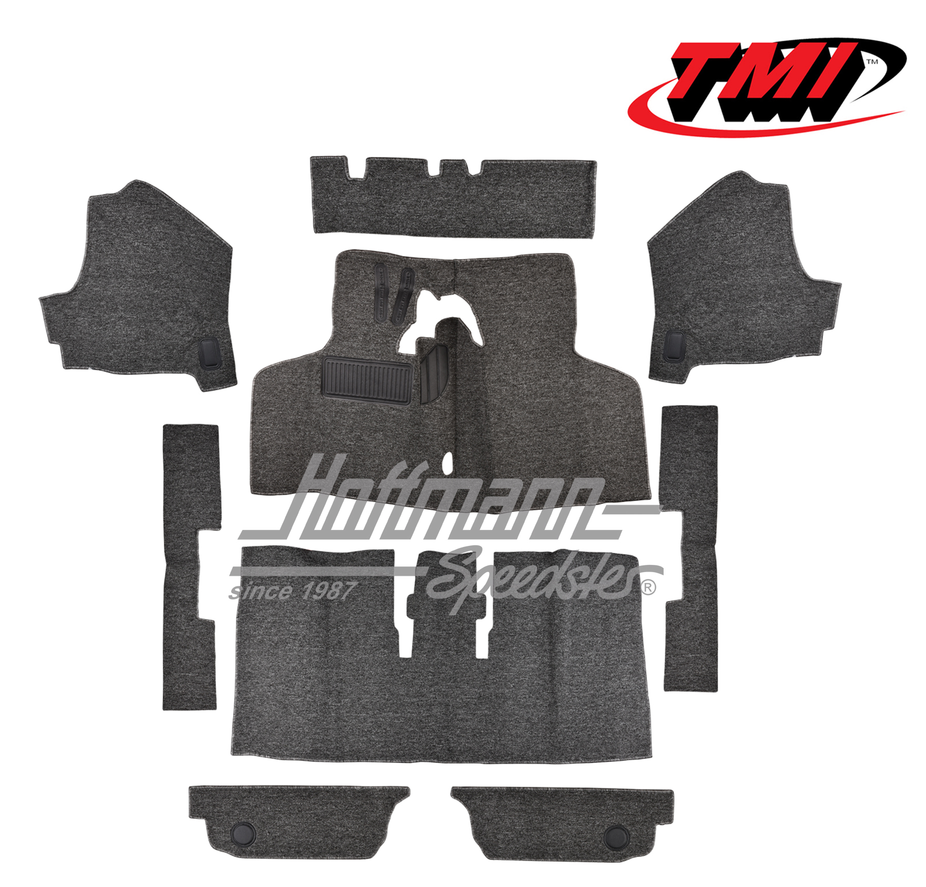 Kit moquettes, Type 3, 4.61-7.67, gris | 34-F3029-407 | 069-9670