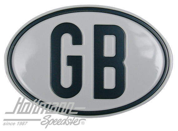 Plaque de nationalité "GB", alu |  | 020-2404