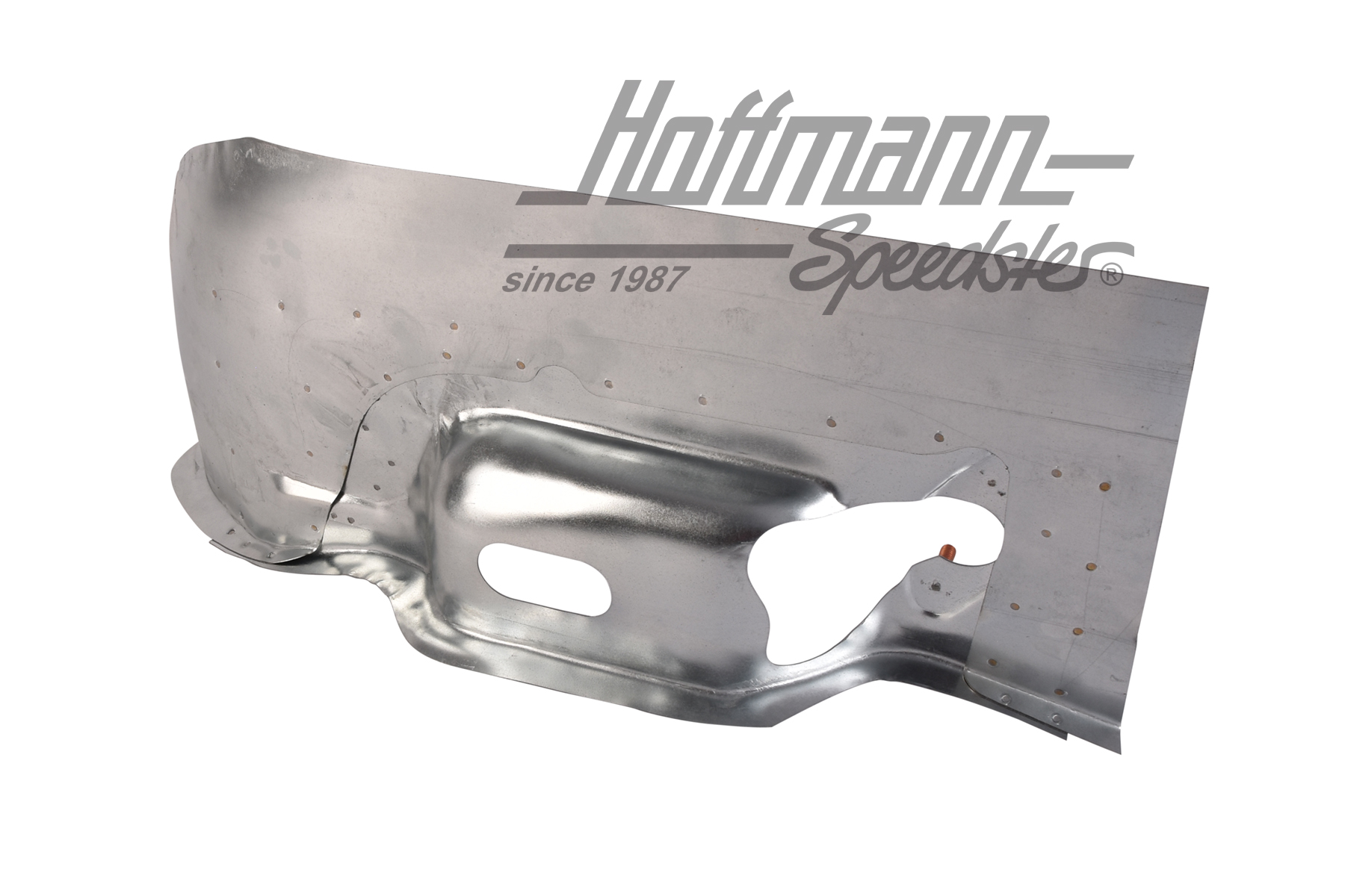 Tôle de passage de roue, avec support de montage, 8.66-, arrière, droite                            