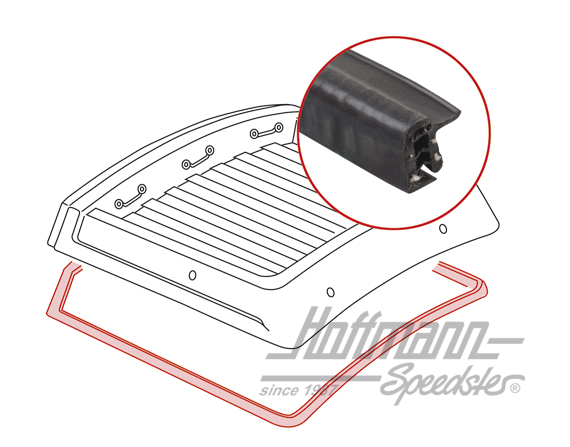 Joint, malle avant, en haut | 253 070 732 | 350-9060