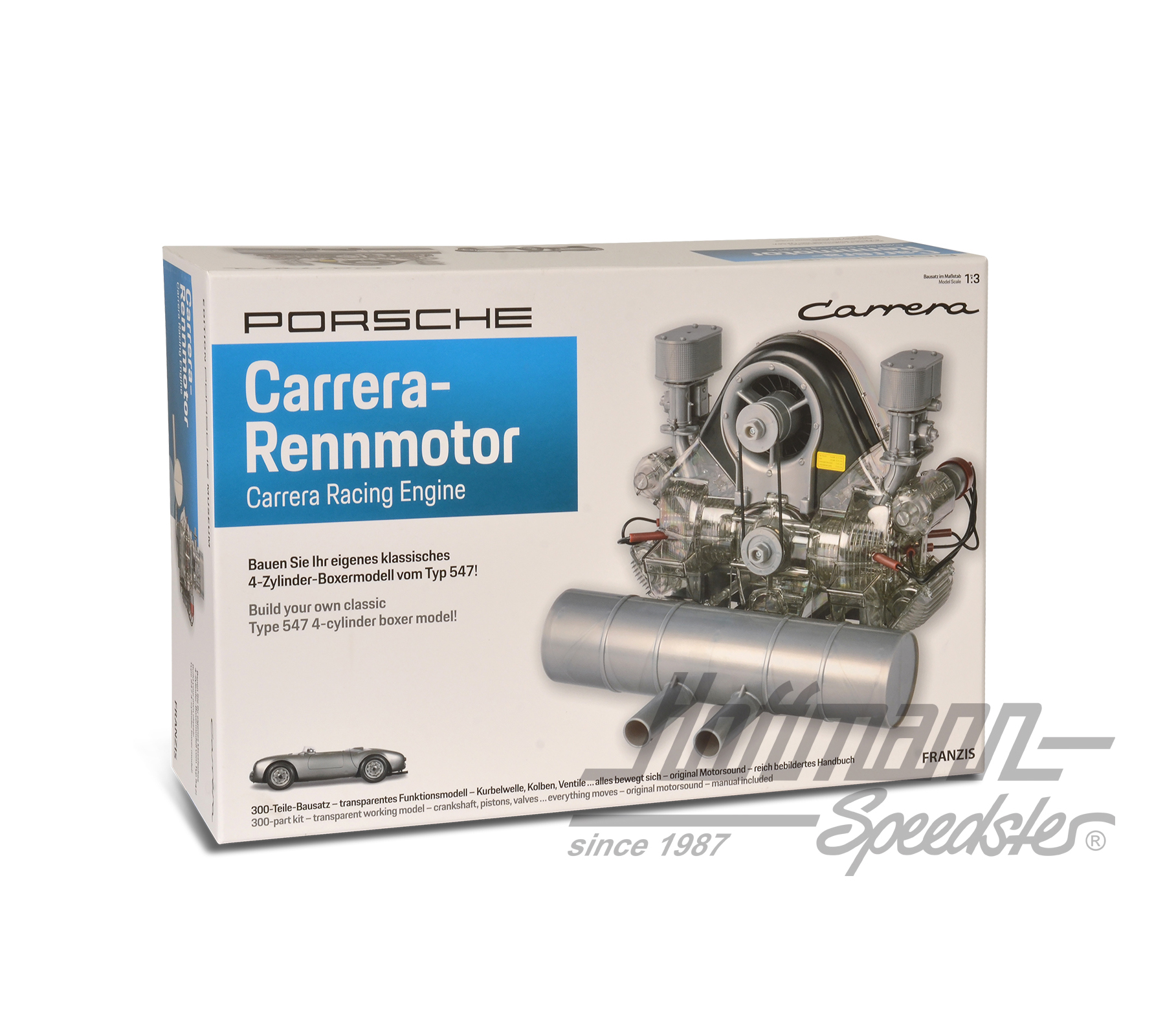 Porsche Carrera moteur de course, Kit de maquettes | 40 19631 67550-7 | 046-1020