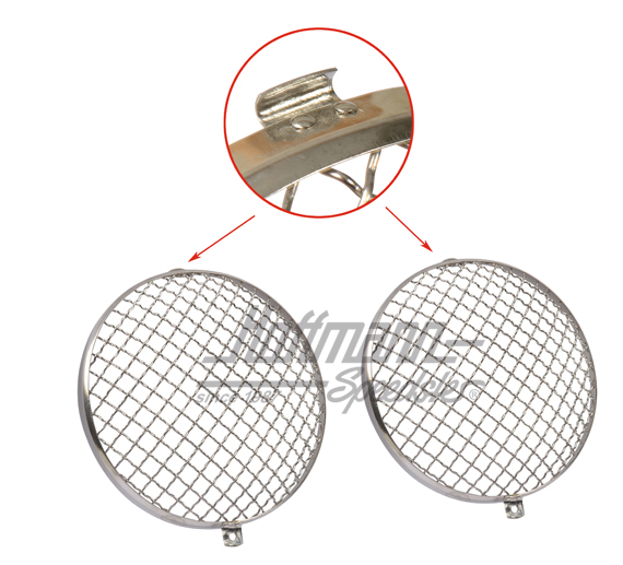 Grille pare-pierres, phare, 8.67- | 0664-110 | 020-4453-14