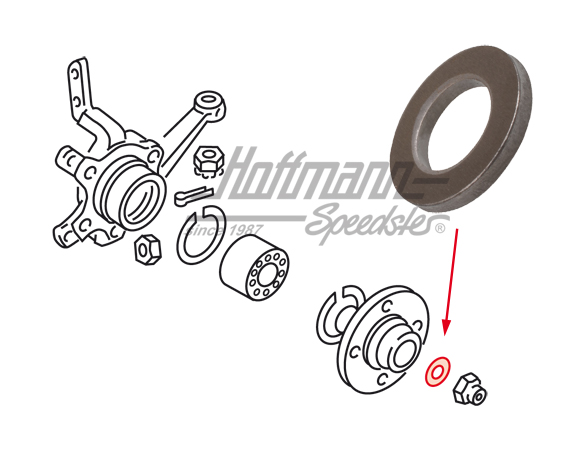 Rondelle, contre-écrou, arbre de transmission | 171 407 277 | 140-5790-10