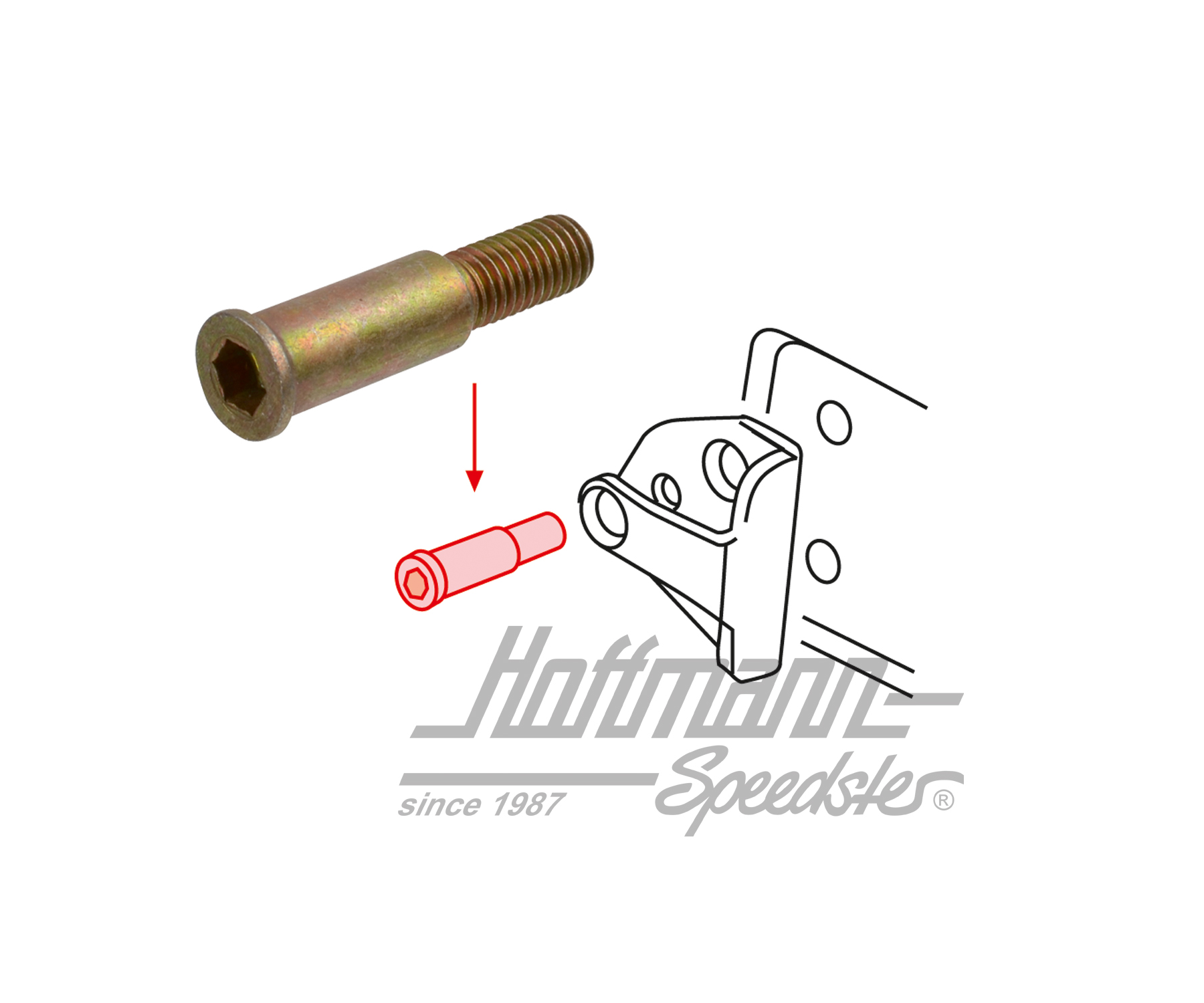 Bouton de fermeture, porte avant, Bus T3, 5.79-7.81 | 251 837 035 | 360-4132-08