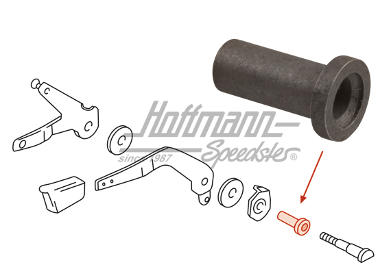 Douille de serrage, levier de chauffage, 911, 82-89                                                 