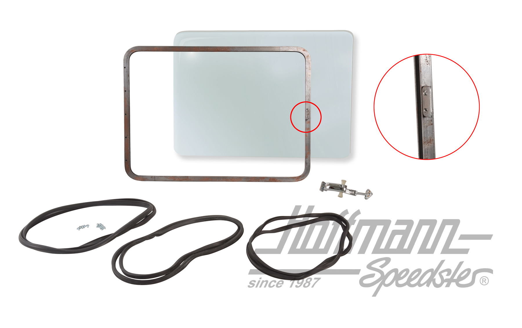 Jeu de vitres pop-out
, transparent, arrière, nu | 211 898 105 A | 089-3840-25