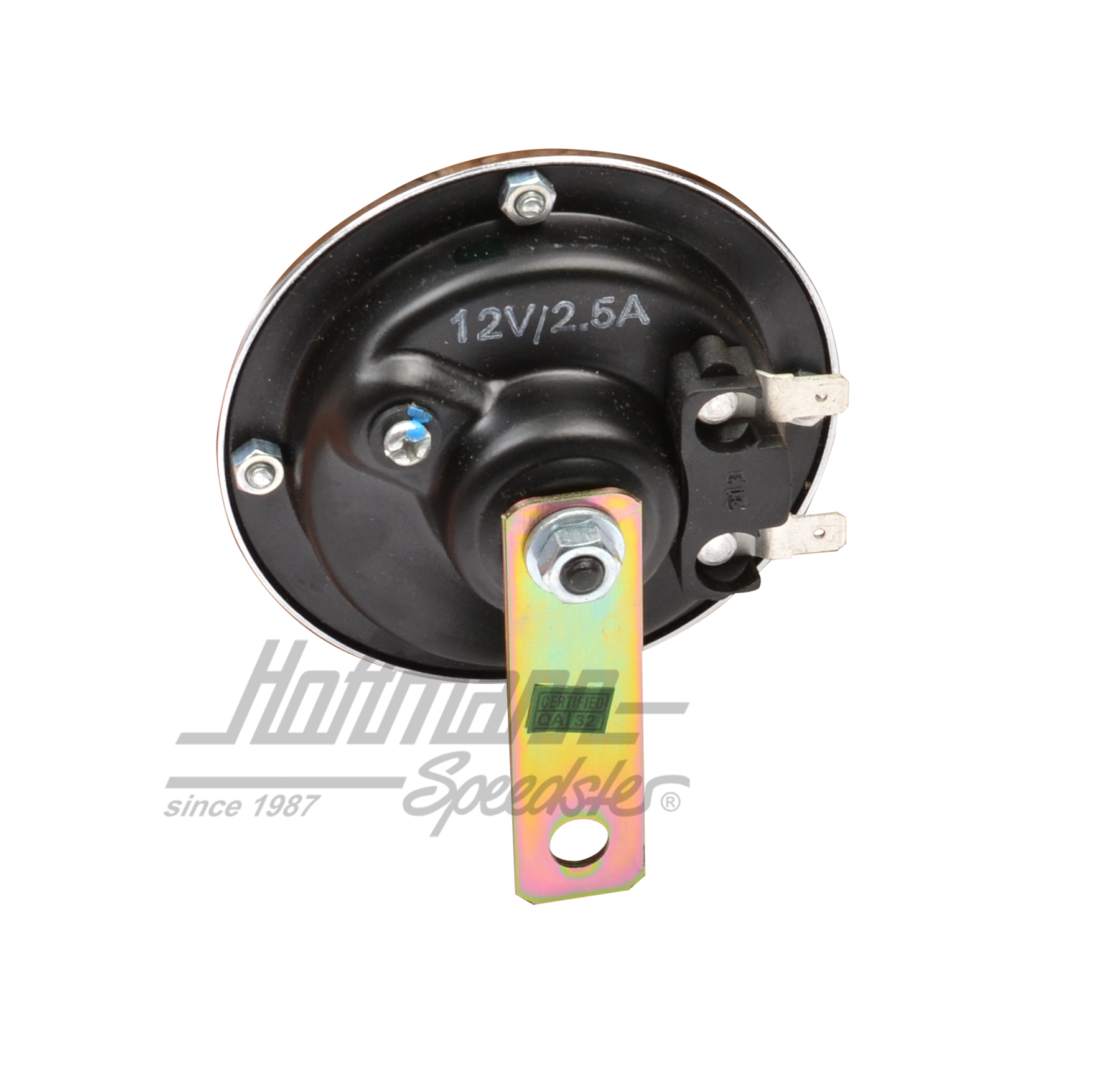 Klaxon, 87mm, basse fréquence 350HZ, chromé                                                         