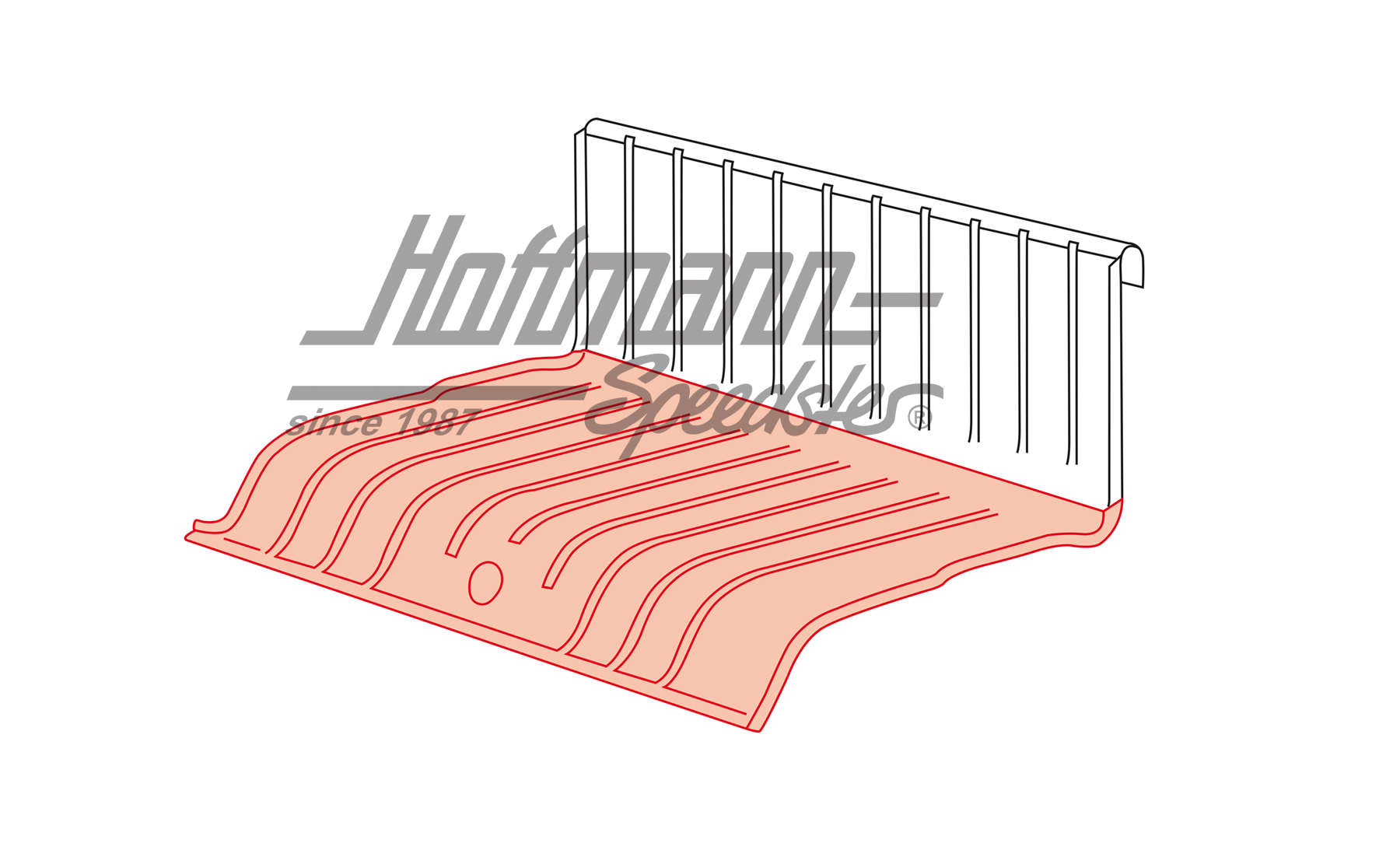 Fond de coffre, arrière, 8.55-7.67, Top Qualité                                                     