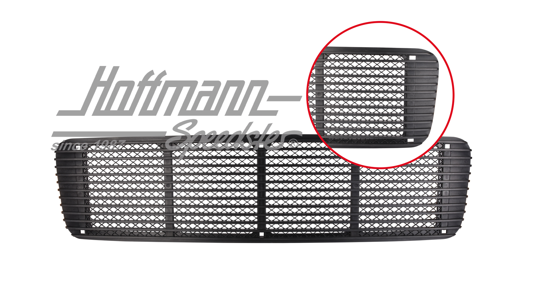 Grille de capot-moteur, 911, noire, 74-89 | 911 559 411 01 | 510-9583-10