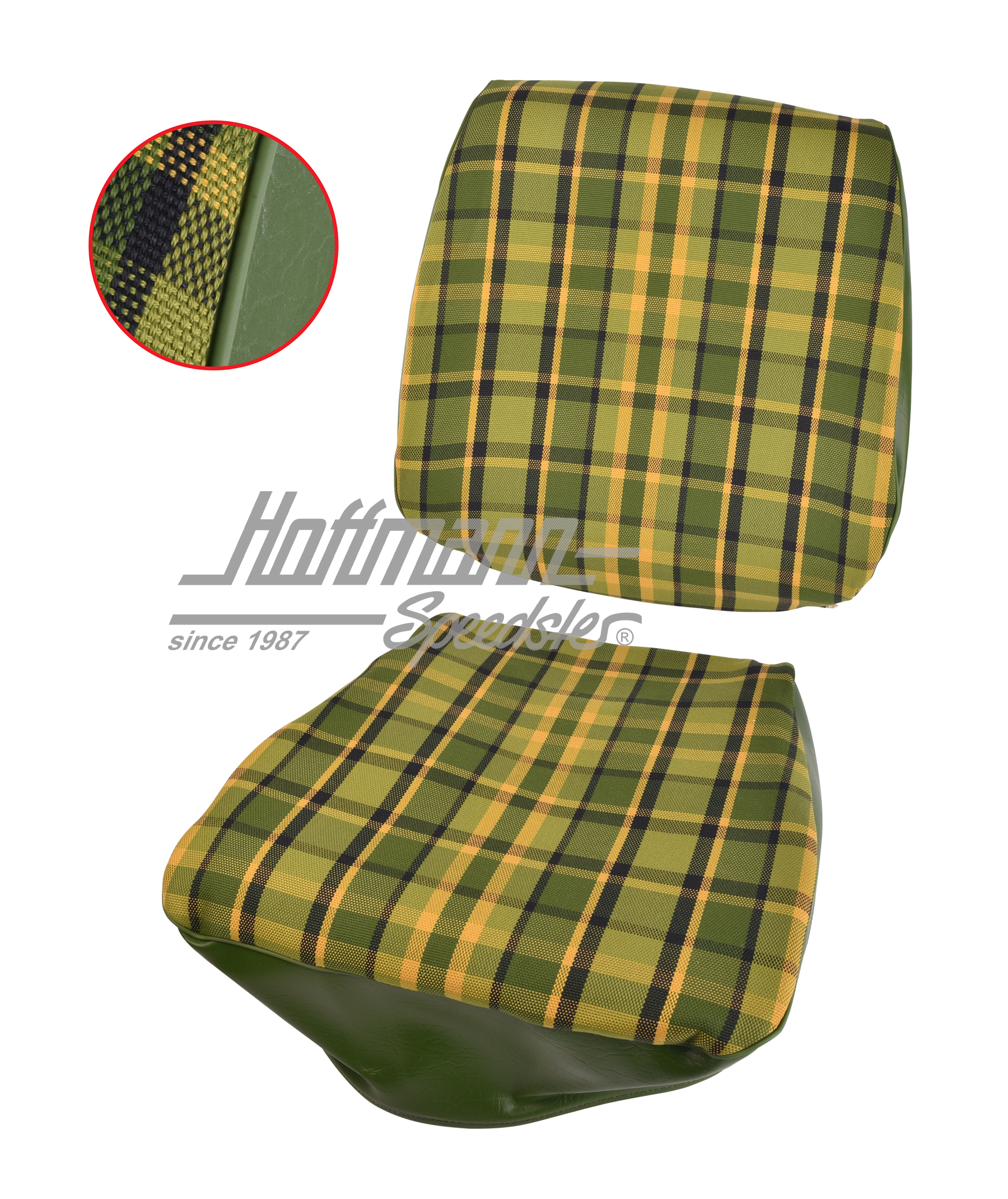 Housse de siège, Westfalia, vert/jaune, 74-79 |  | 098-1275-56
