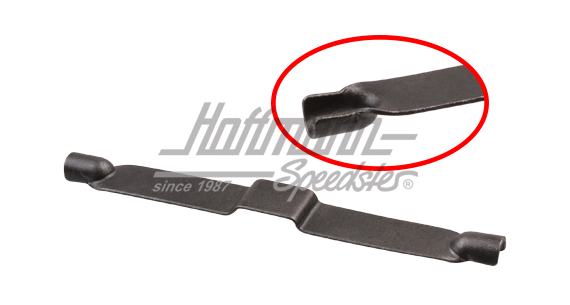 Agrafe en tôle, écrou de réglage, 1302/1303 | 311 609 485 | 020-4087-12