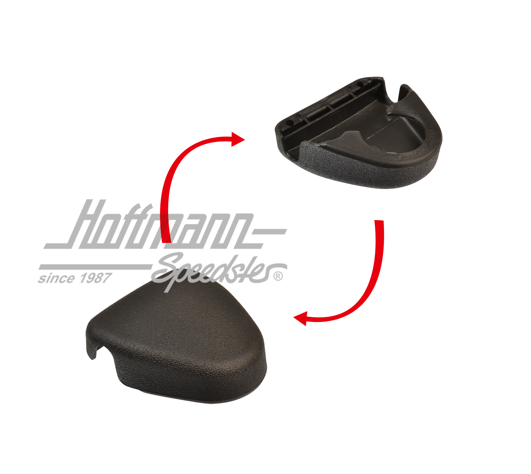 Cache, ceinture de sécurité, avant, en haut | 171 857 719 01C | 180-5510