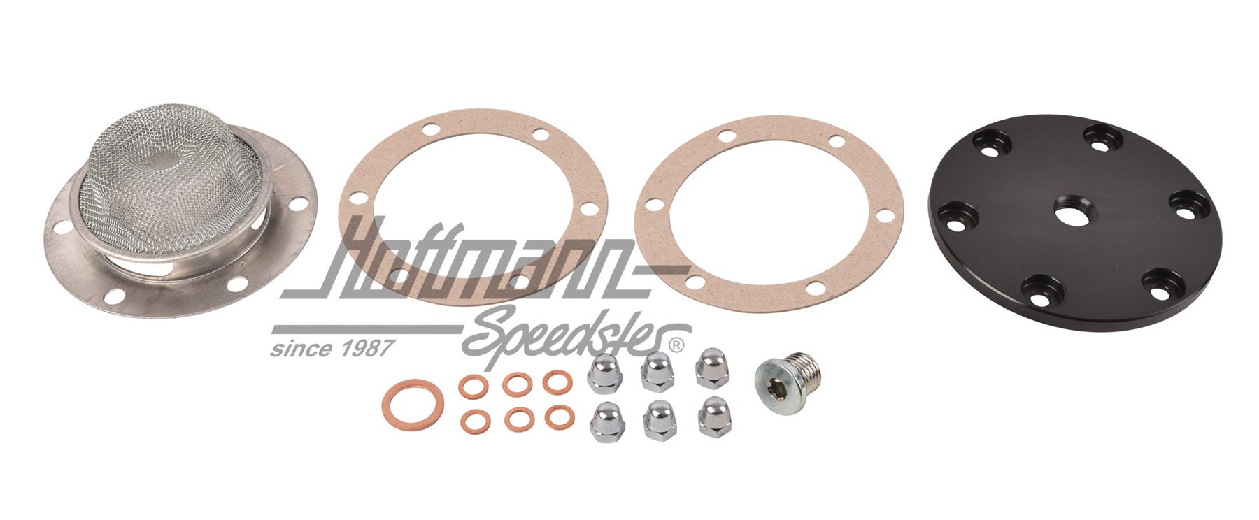Kit de plaque de vidange, Aluminium, noir, 1.2 |  | 010-1059-15