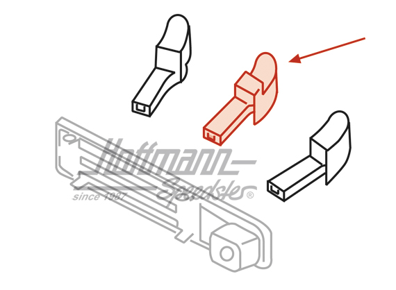 Bouton, chauffage, Golf 1, au milieu                                                                