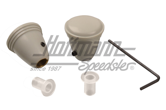 Bouton, radio, gris, paire | 113 941 544 Grey | 020-2000-17